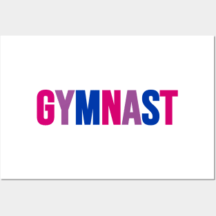 GYMNAST (Bisexual flag colors) Posters and Art